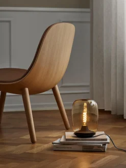 Lampada da tavolo in vetro soffiato a LED con luce regolabile Acorn