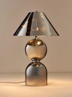 Lampada da tavolo orientabile in vetro specchiato Danielle