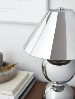 Lampada da tavolo orientabile in vetro specchiato Danielle