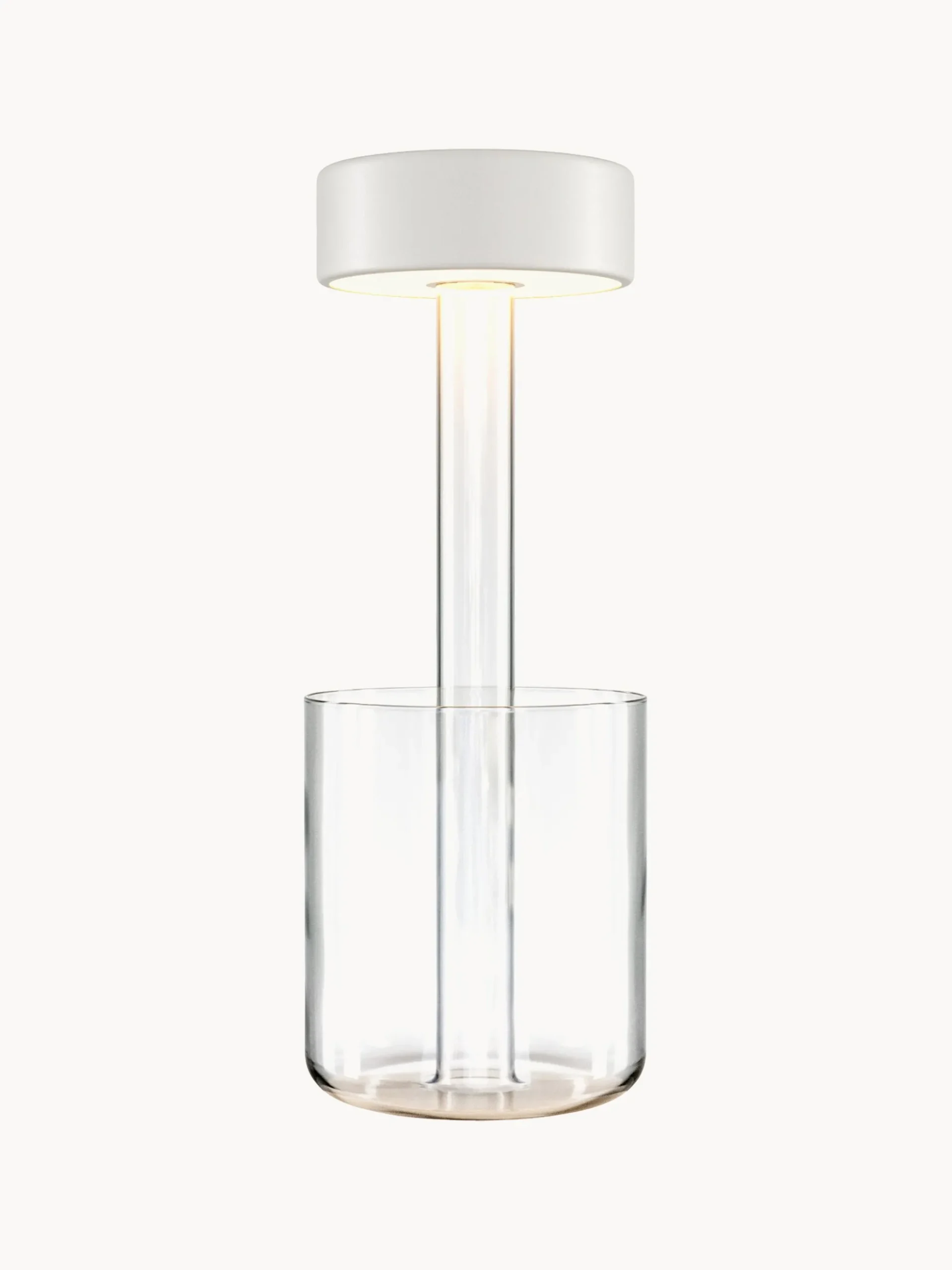 Lampada da tavolo piccola a LED dimmerabile con vaso AI Collaboration