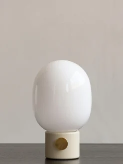 Lampada da tavolo piccola con luce regolabile JWDA, alt. 29 cm