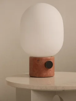 Lampada da tavolo piccola con luce regolabile JWDA, alt. 32 cm