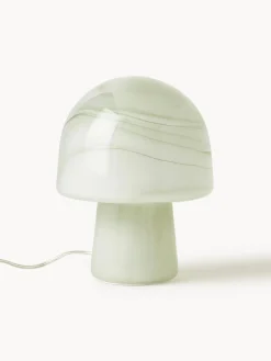 Lampada da tavolo piccola effetto marmo Talia