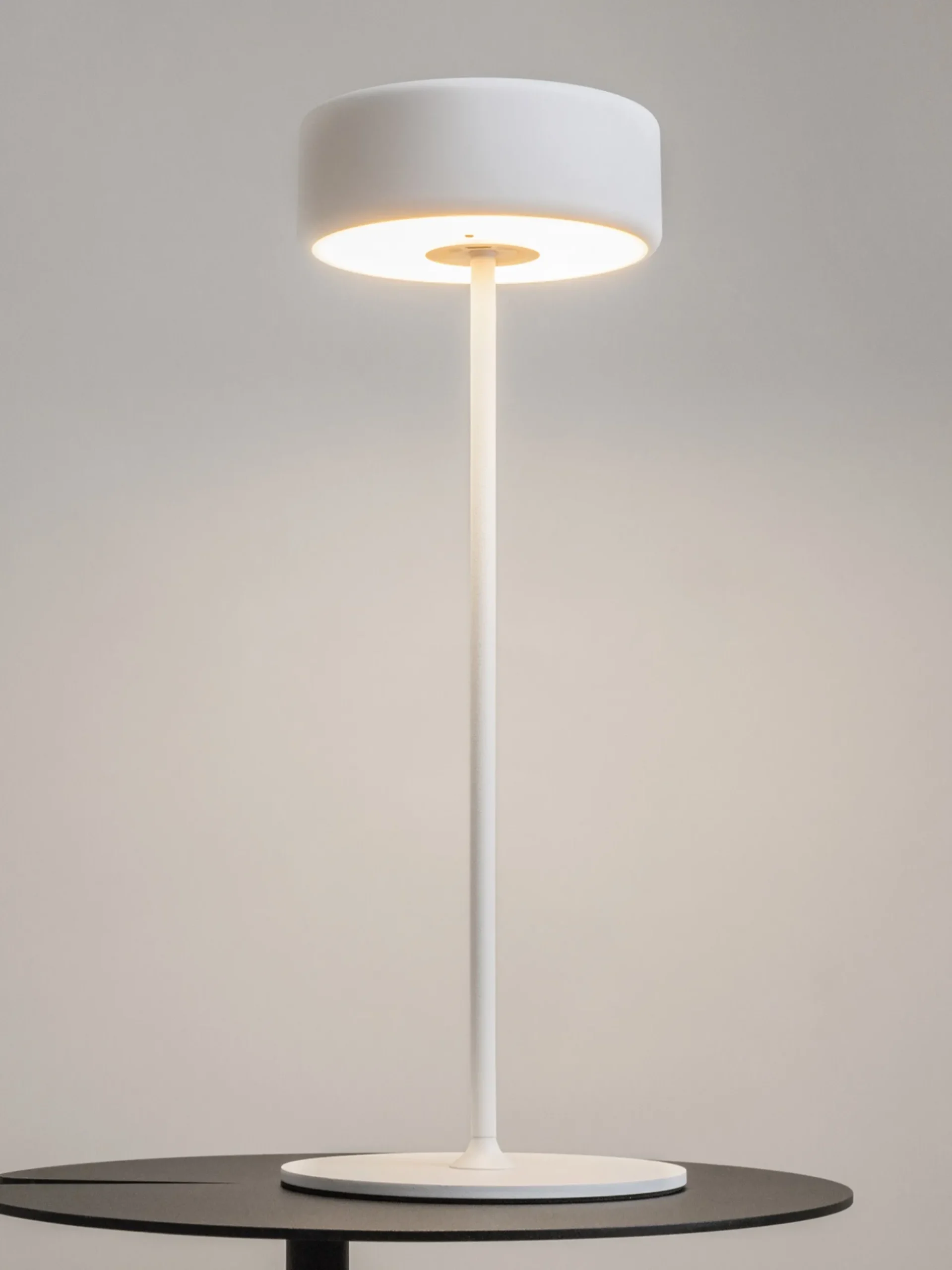 Lampada da tavolo piccola in metallo a LED dimmerabile AI Collaboration