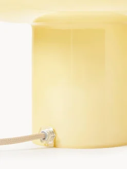 Lampada da tavolo piccola in vetro opale Baya