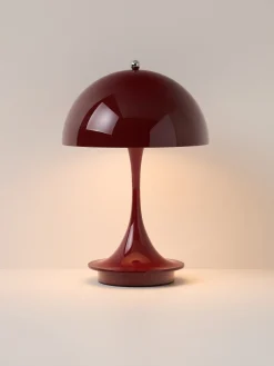 Lampada da tavolo piccola portatile a LED Panthella 160, design Verner Panton