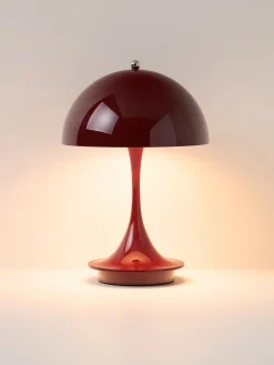 Lampada da tavolo piccola portatile a LED Panthella 160, design Verner Panton