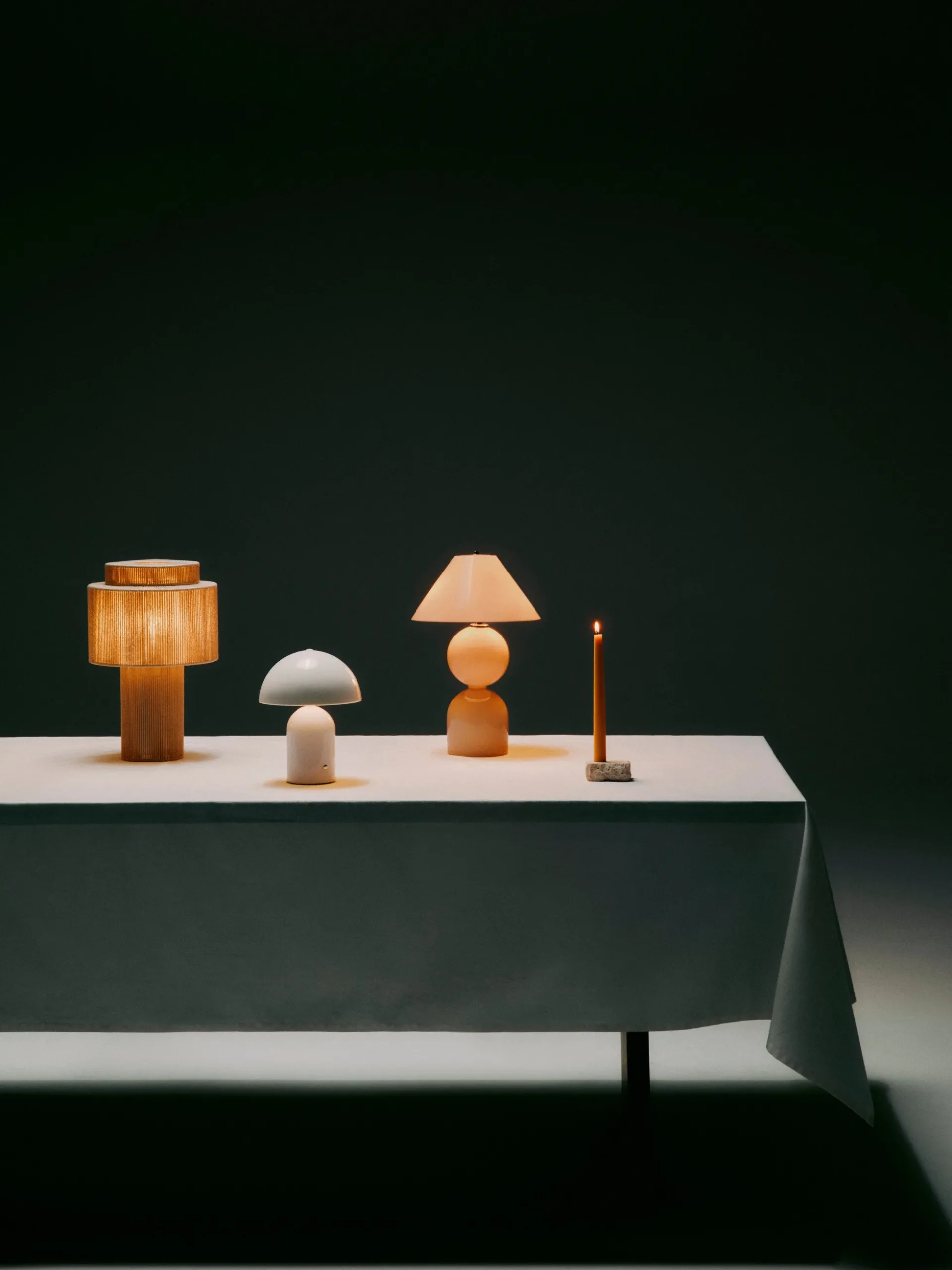 Lampada da tavolo piccola portatile a LED con luce regolabile Walter