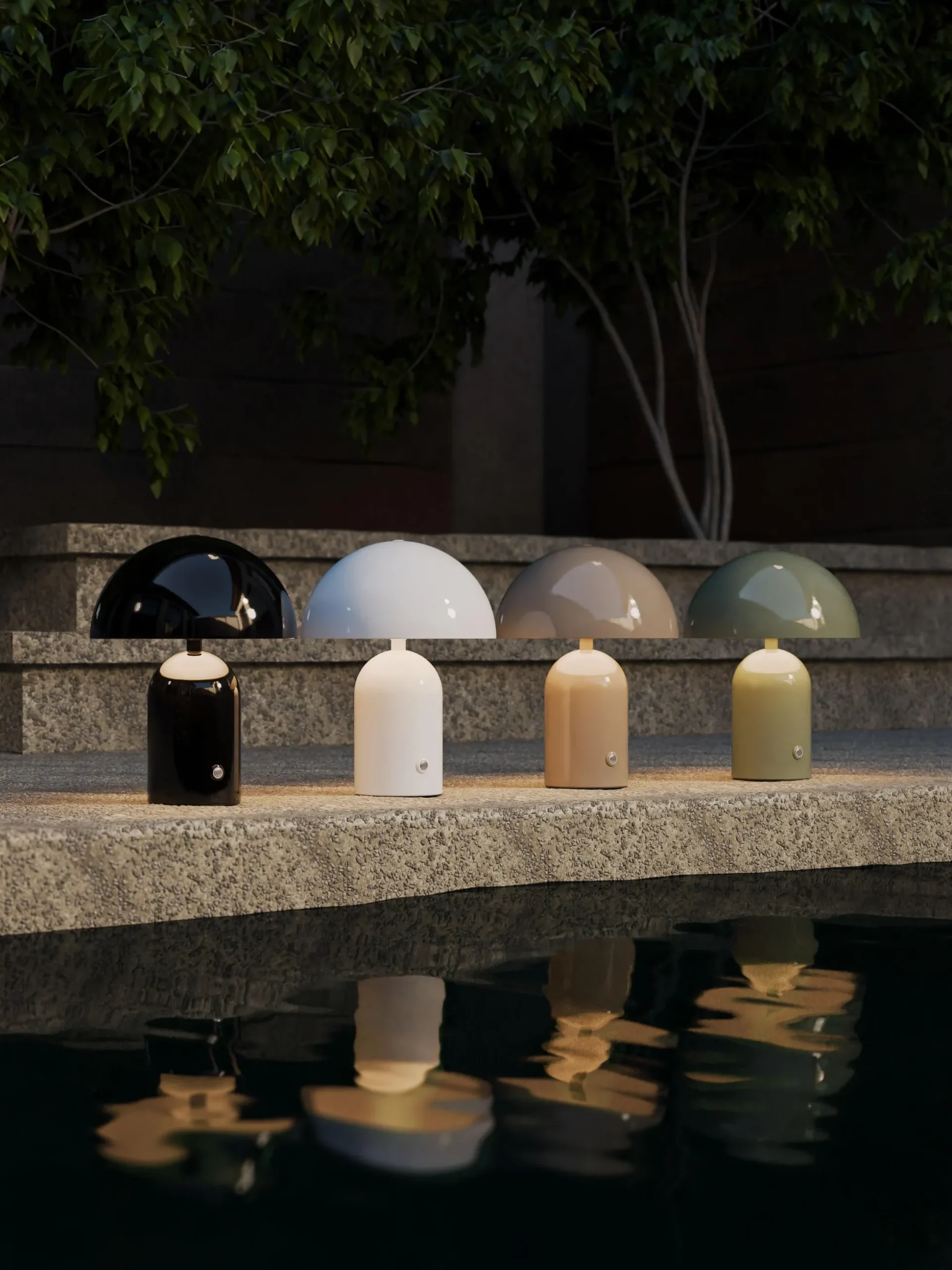 Lampada da tavolo piccola portatile a LED con luce regolabile Walter