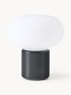 Lampada da tavolo piccola portatile Karl-Johan, luce regolabile