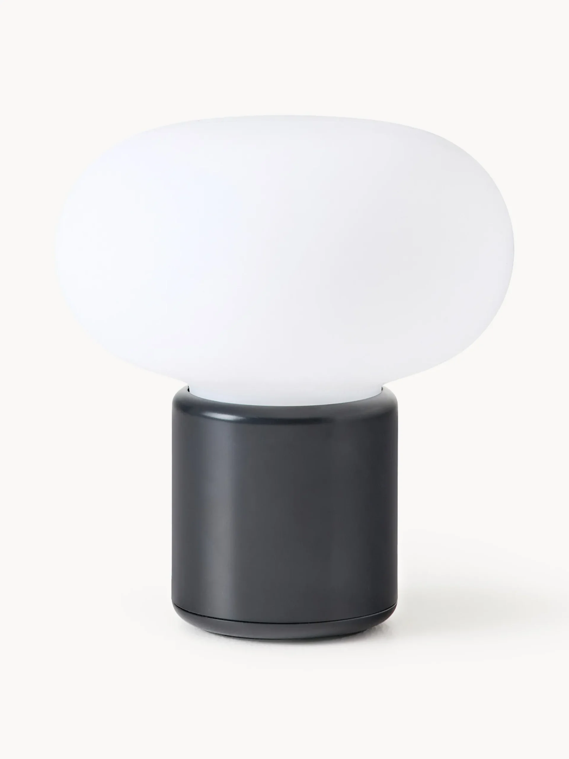 Lampada da tavolo piccola portatile Karl-Johan, luce regolabile