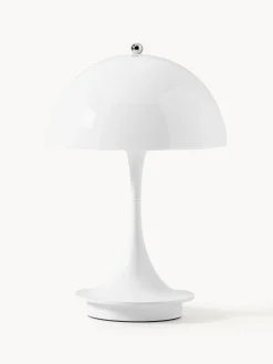 Lampada da tavolo piccola portatile a LED Panthella 160, design Verner Panton
