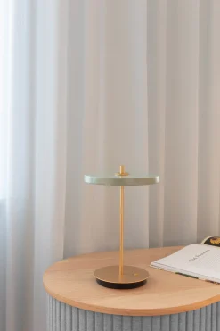 Lampada da tavolo piccola portatile a LED con luce regolabile Asteria Move