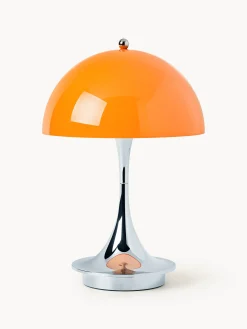 Lampada da tavolo piccola portatile a LED Panthella 160, design Verner Panton