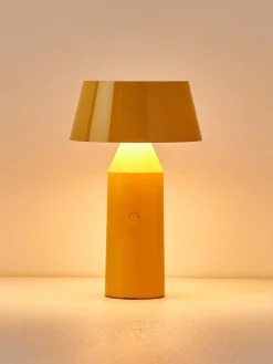 Lampada da tavolo portatile a LED con luce regolabile e paralume orientabile Bicoca