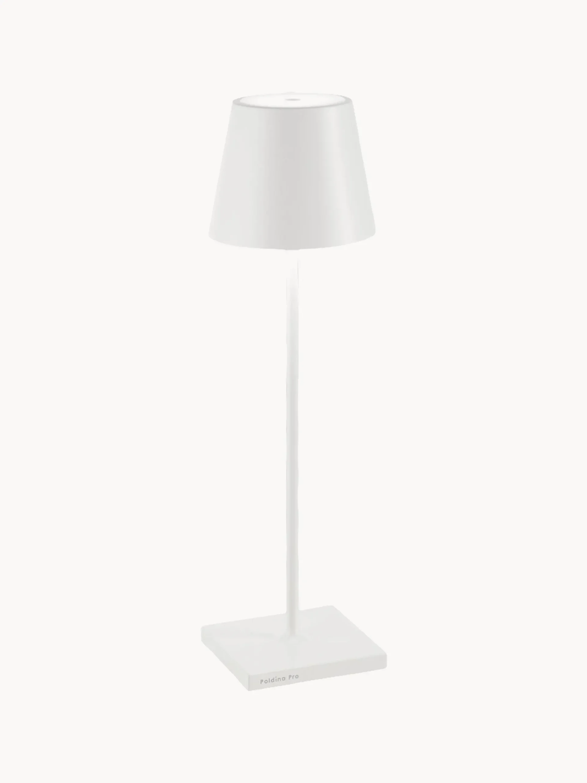 Lampada da tavolo portatile a LED con luce regolabile Poldina Pro