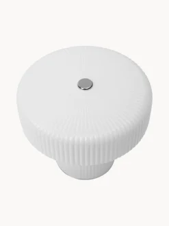 Lampada da tavolo portatile a LED in vetro soffiato con luce regolabile Ripple