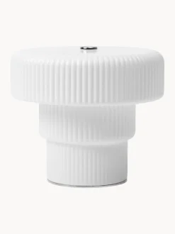 Lampada da tavolo portatile a LED in vetro soffiato con luce regolabile Ripple