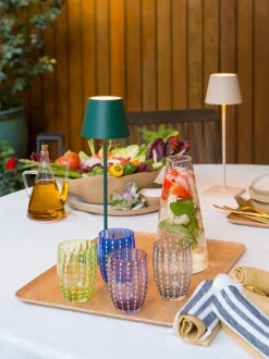 Lampada da tavolo portatile a LED con luce regolabile Poldina Pro