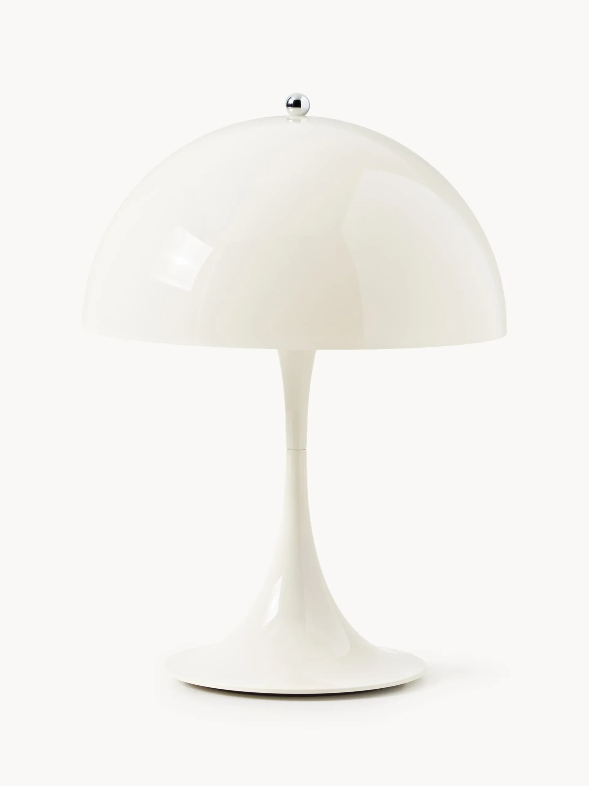 Lampada da tavolo portatile a LED con luce regolabile Panthella 250, Design Verner Panton