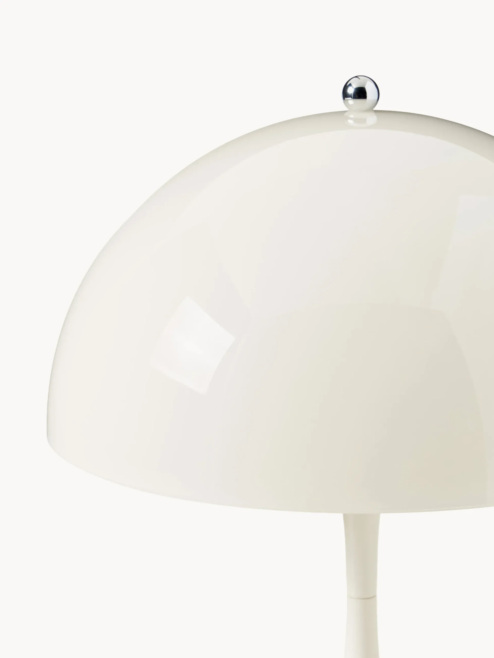 Lampada da tavolo portatile a LED con luce regolabile Panthella 250, Design Verner Panton