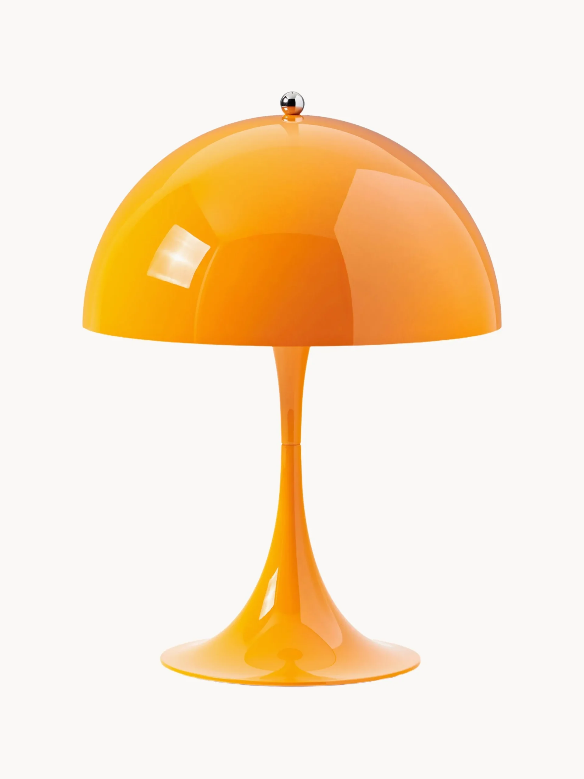 Lampada da tavolo portatile a LED con luce regolabile Panthella 250, Design Verner Panton