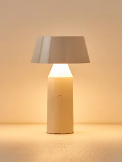 Lampada da tavolo portatile a LED con luce regolabile e paralume orientabile Bicoca