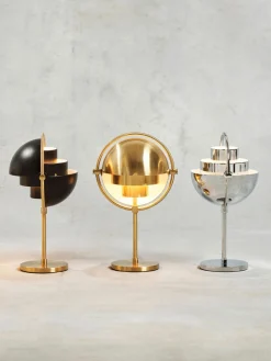 Lampada da tavolo portatile con luce regolabile Multi-Lite, orientabile