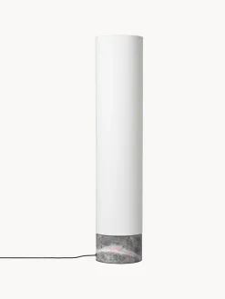 Lampada da terra a LED con luce regolabile e base in marmo Unbound, varie misure