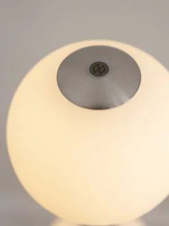 Lampada da terra a LED in vetro soffiato con luce regolabile Audrey