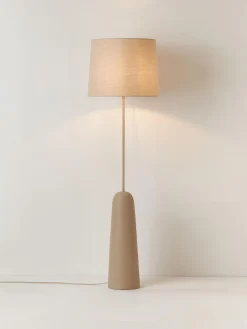 Lampada da terra con base in cemento Kaya