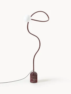 Lampada da terra con base in marmo Alina