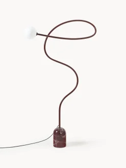 Lampada da terra con base in marmo Alina