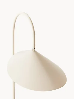 Lampada da terra con base in travertino Arum, orientabile