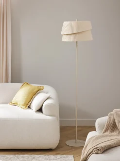 Lampada da terra con paralume asimmetrico Nyla