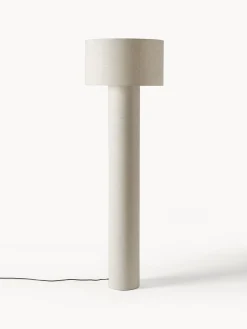Lampada da terra in lino Ron