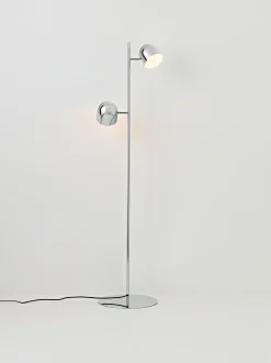 Lampada da terra in metallo Almo