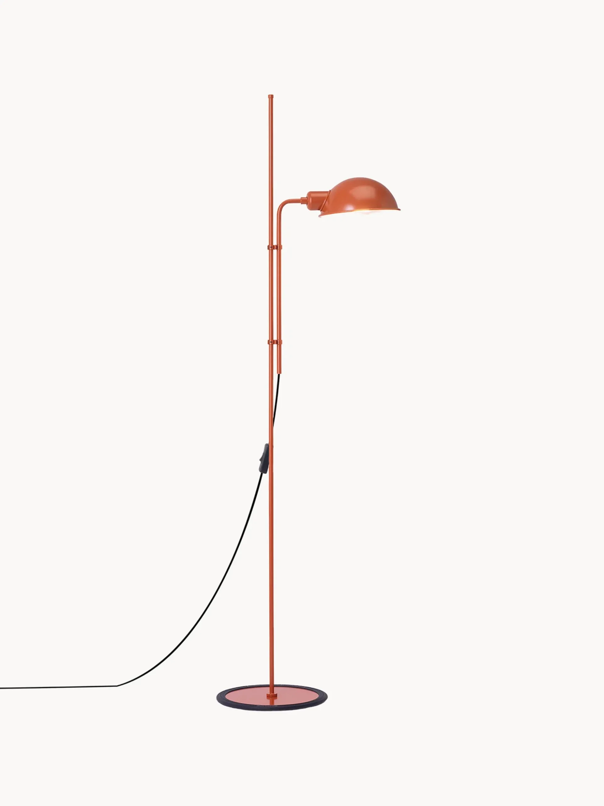 Lampada da terra piccola con paralume orientabile Funiculí
