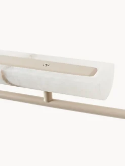 Lampada in alabastro a sospensione e LED Alena