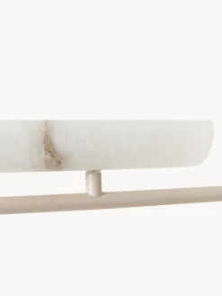 Lampada in alabastro a sospensione e LED Alena