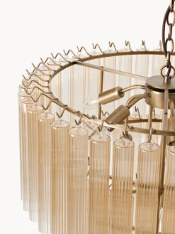 Lampadario grande in vetro Janae