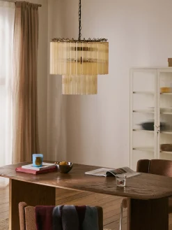 Lampadario in vetro Janae
