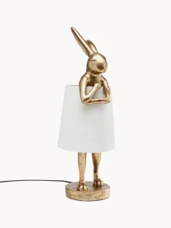 Lampada rosa da tavologrande di design Rabbit