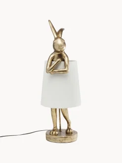 Lampada rosa da tavologrande di design Rabbit