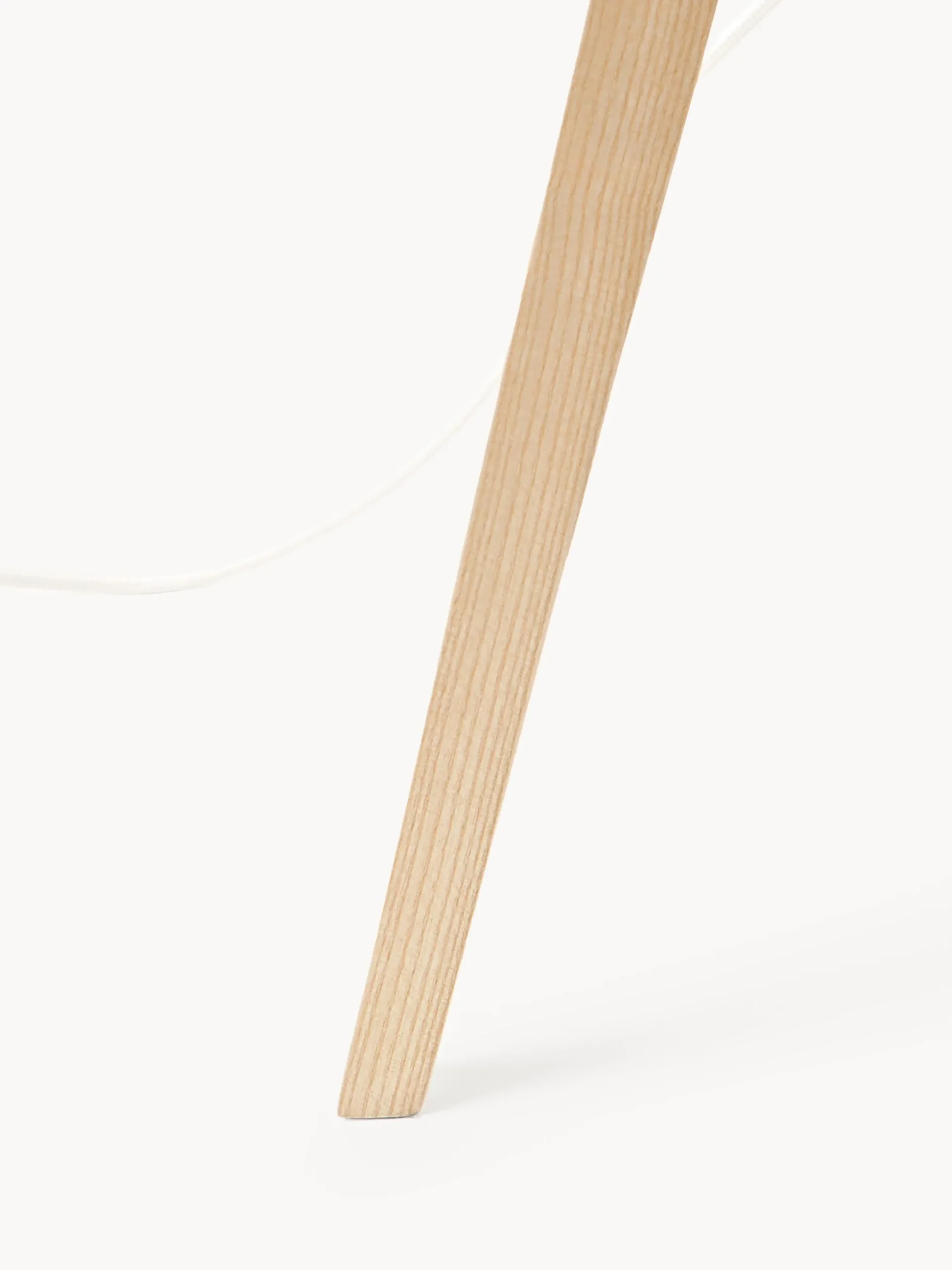 Lampada treppiede da terra scandi in legno massiccio Jake