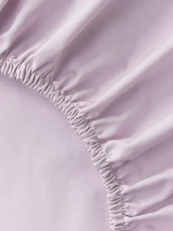 Lenzuolo con angoli boxspring in cotone percalle Elsie
