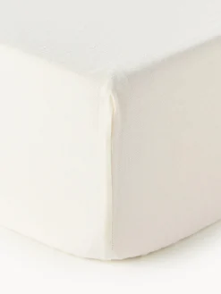 Lenzuolo con angoli boxspring in lino Linna