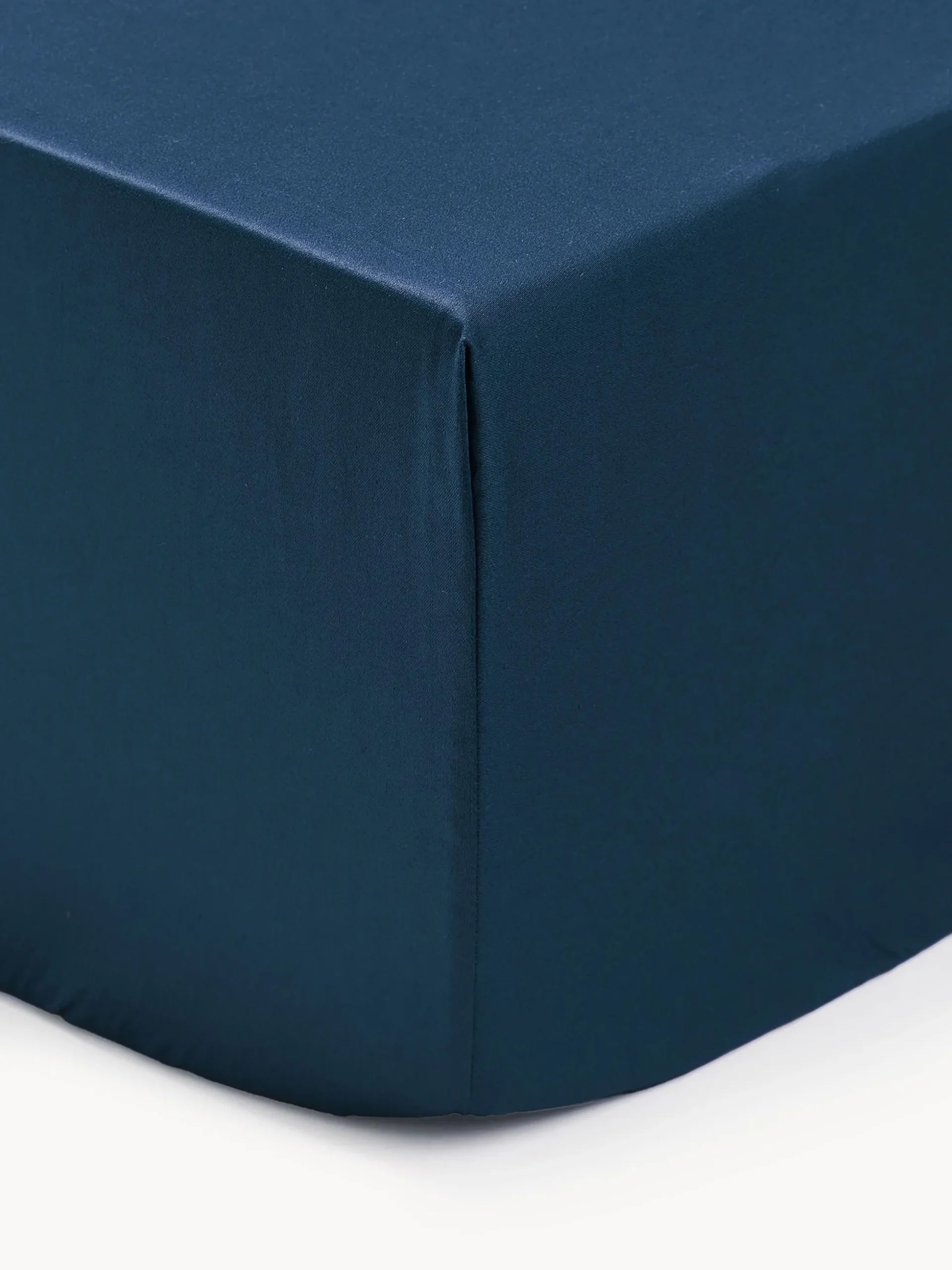 Lenzuolo con angoli boxspring in raso di cotone Premium