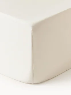 Lenzuolo con angoli boxspring in raso di cotone Premium