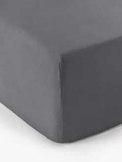Lenzuolo con angoli boxspring in flanella Biba